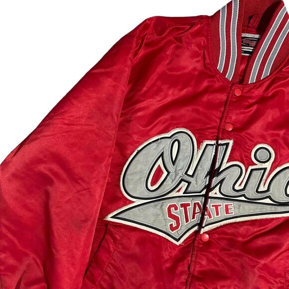 Vintage 90s Ohio State Satin Jacket - Picture 2 of 5